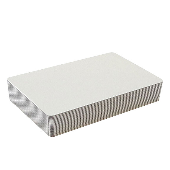 Blanko Preisschildkarte Weiß 0,5 mm