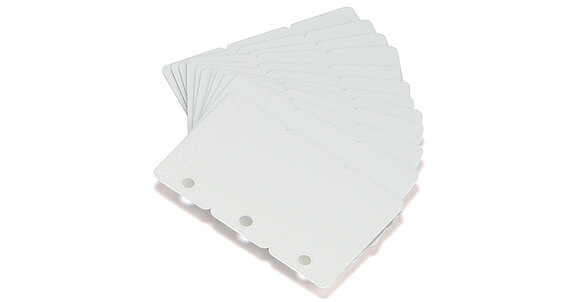 Blanko Keytag-Karten weiß 0,76 mm